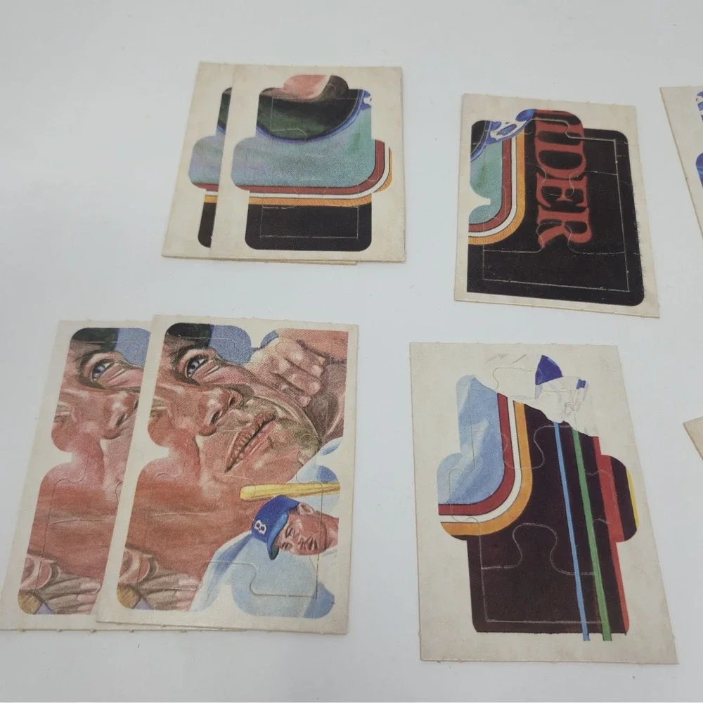 1984 Donruss Diamond King Duke Snider Puzzle Lot - Partial Set - Assorted Dupes